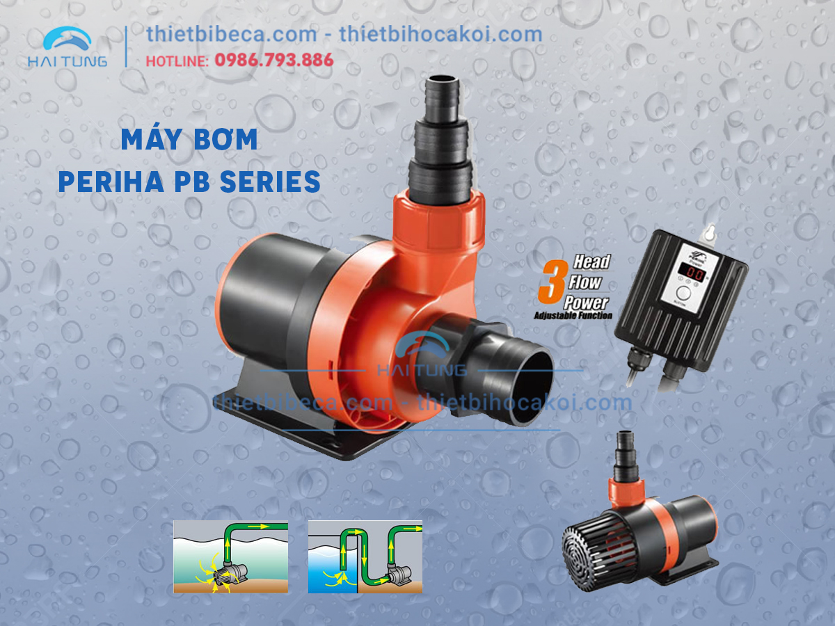 Máy Bơm Periha PB Series - tổng hợp hợp bơm hồ koi, bơm hồ cảnh quan, bơm đẩy Periha PB 5000, PB 7000, PB 10000, PB 12000, PB 14000, PB 16000, PB 1800