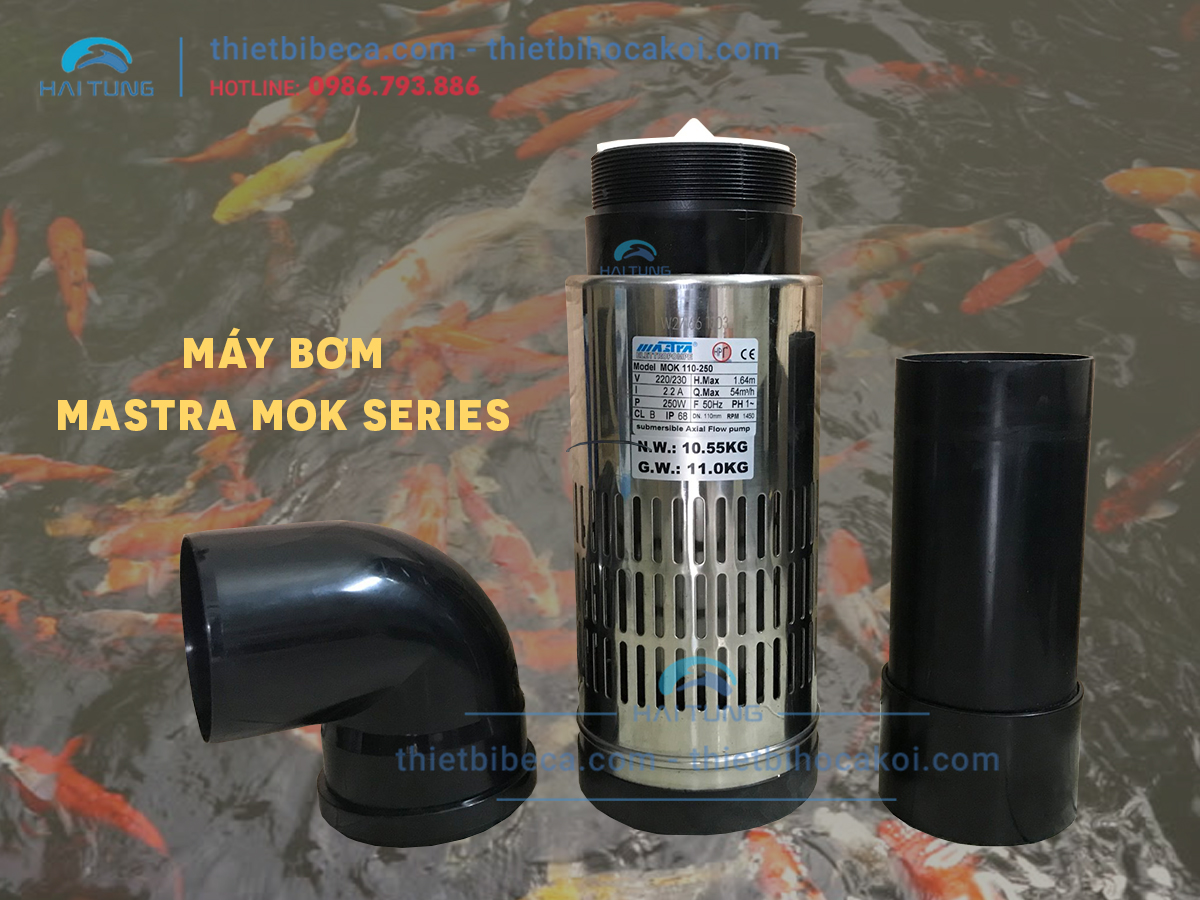 Máy Bơm Mastra MOK - Tổng hợp máy bơm hồ koi, bơm tạt, bơm tạo luồng Mastra MOK 90 60, MOK 110 100, MOK 110 150, MOK 110 250 Máy Bơm Mastra MOK - Tổng hợp máy bơm hồ koi, bơm tạt, bơm tạo luồng Mastra MOK 90 60, MOK 110 100, MOK 110 150, MOK 110 250