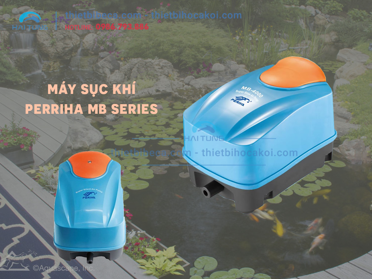 Máy sủi khí Periha MB - Tổng hợp máy sủi khí hồ koi Periha MB 4000, MB 8000, MB 12000, MB 18000 Máy sủi khí Periha MB - Tổng hợp máy sủi khí hồ koi Periha MB 4000, MB 8000, MB 12000, MB 18000