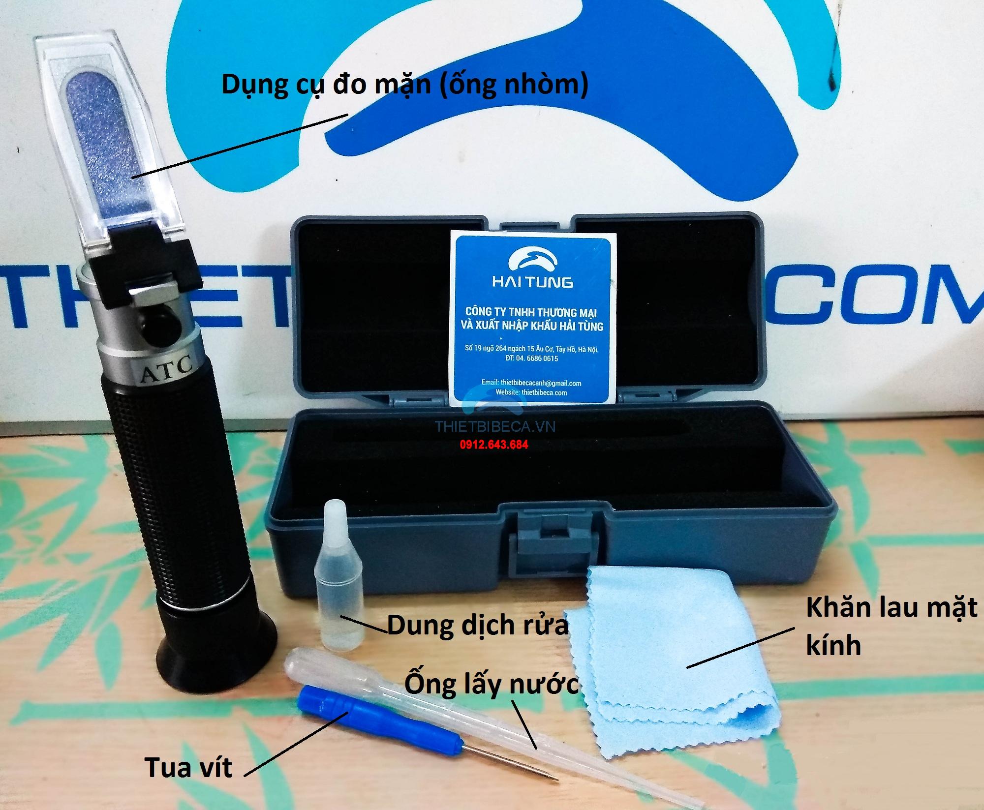 Giới thiệu sản phẩm & cách sử dụng Ống nhòm đo mặn - Khúc xạ kế