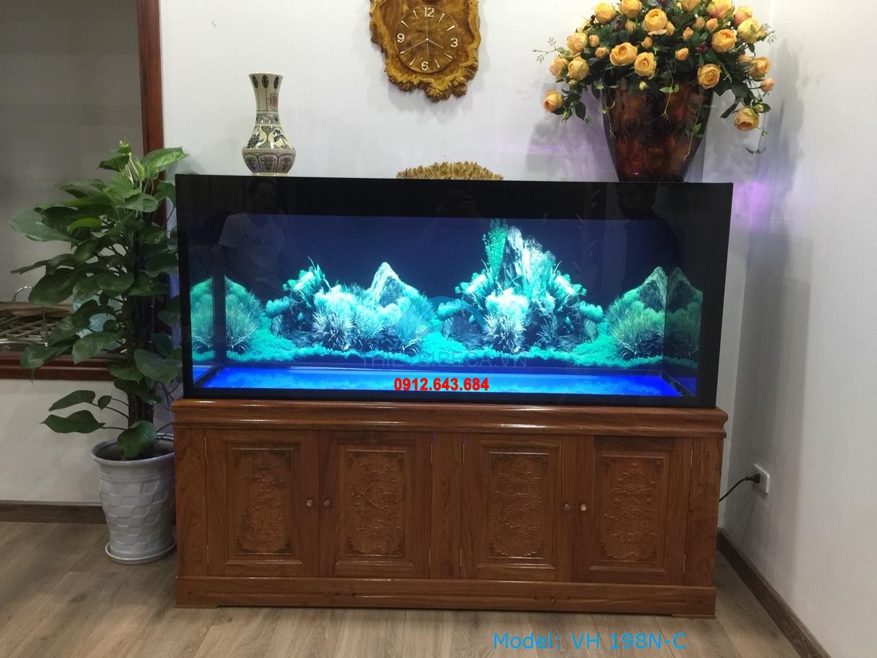 Bể cá rồng 198-C có chạm chân