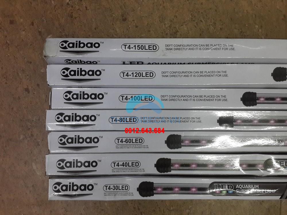 Đèn Led Caibao T4 100LED mầu hồng