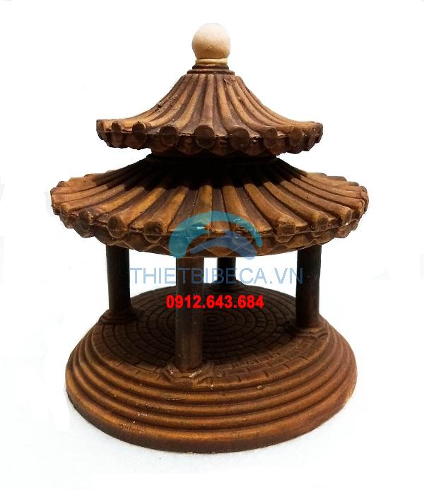 Đình hóng mát to mầu nâu