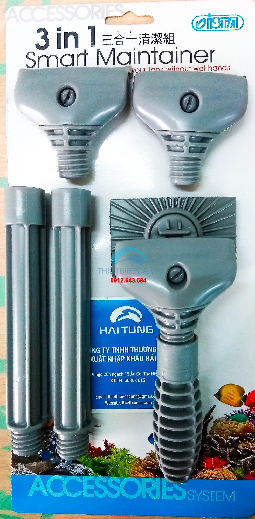 Dụng cụ vệ sinh hồ cá 3 trong 1