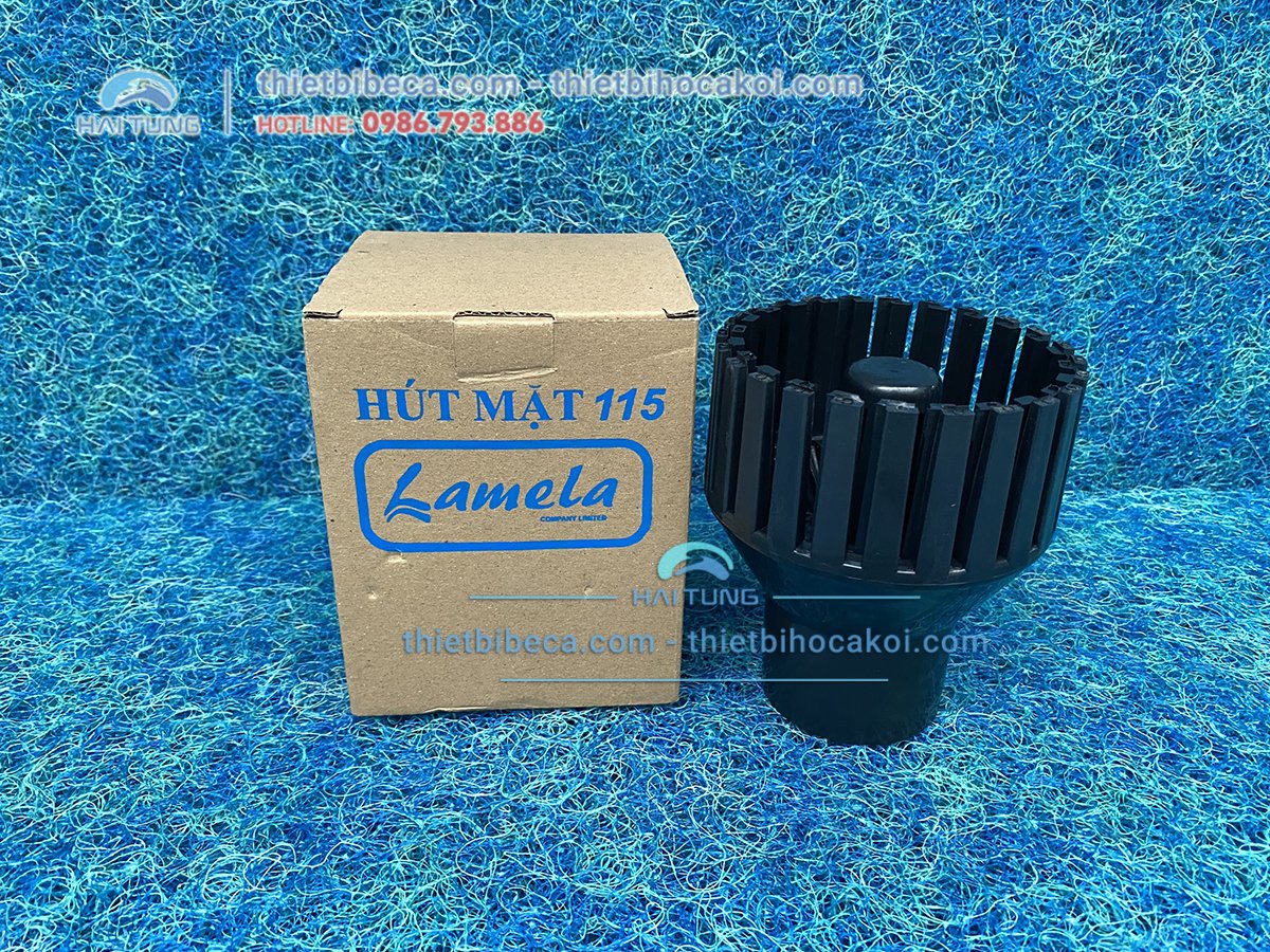 Hút mặt hồ koi Lamela xẻ rãnh