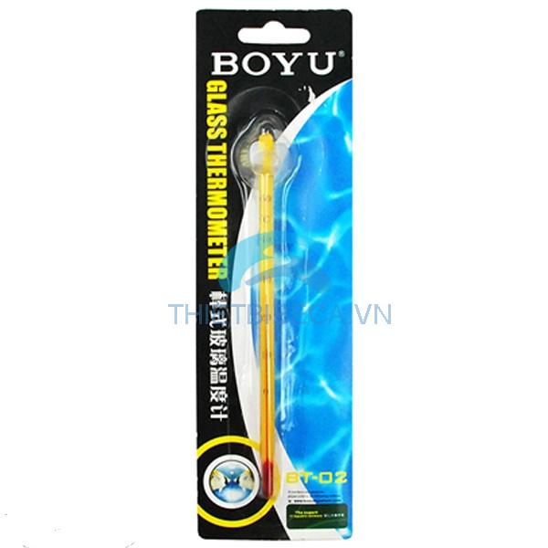 Nhiệt kế thủy tinh BOYU BT-02