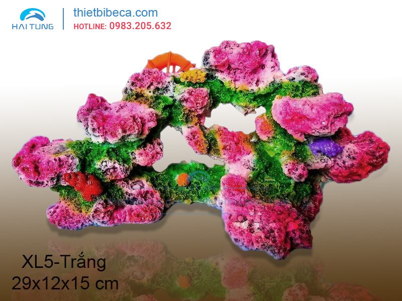 Núi nhựa trang trí XL5 trắng