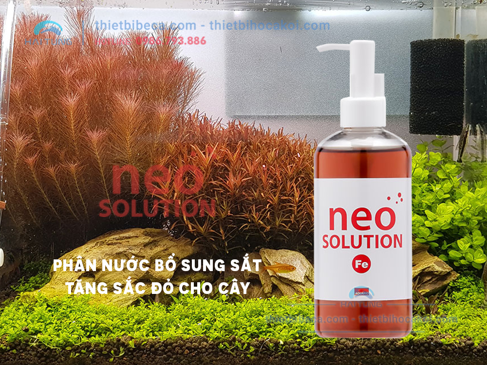 Phân nước tăng cường màu sắc đỏ cho cây Neo Solution Fe