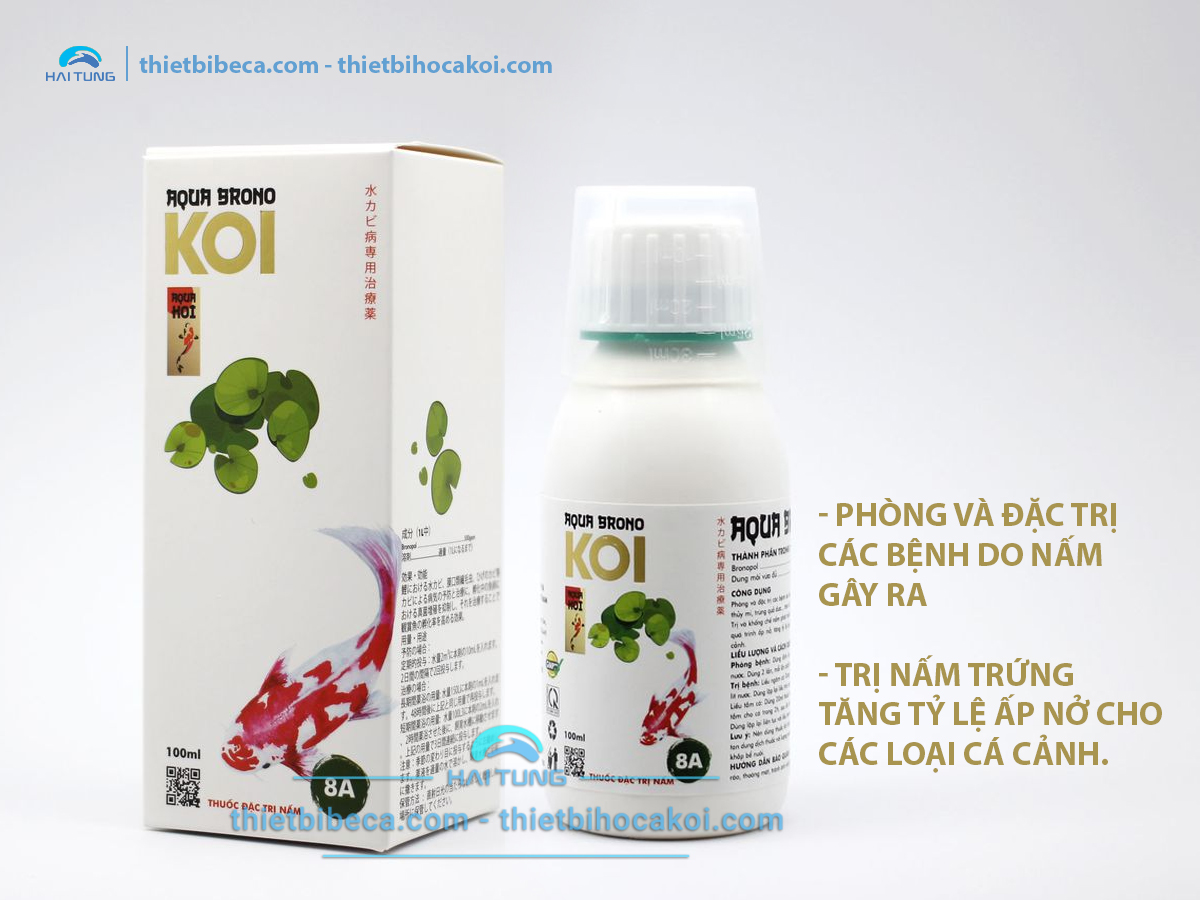 Số 8A Phòng và đặc trị nấm cá Koi AQUA BRONO (AquaKoi)