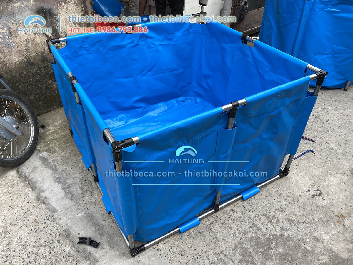 Tank bạt vuông rộng 120cm dài 120cm cao 80cm