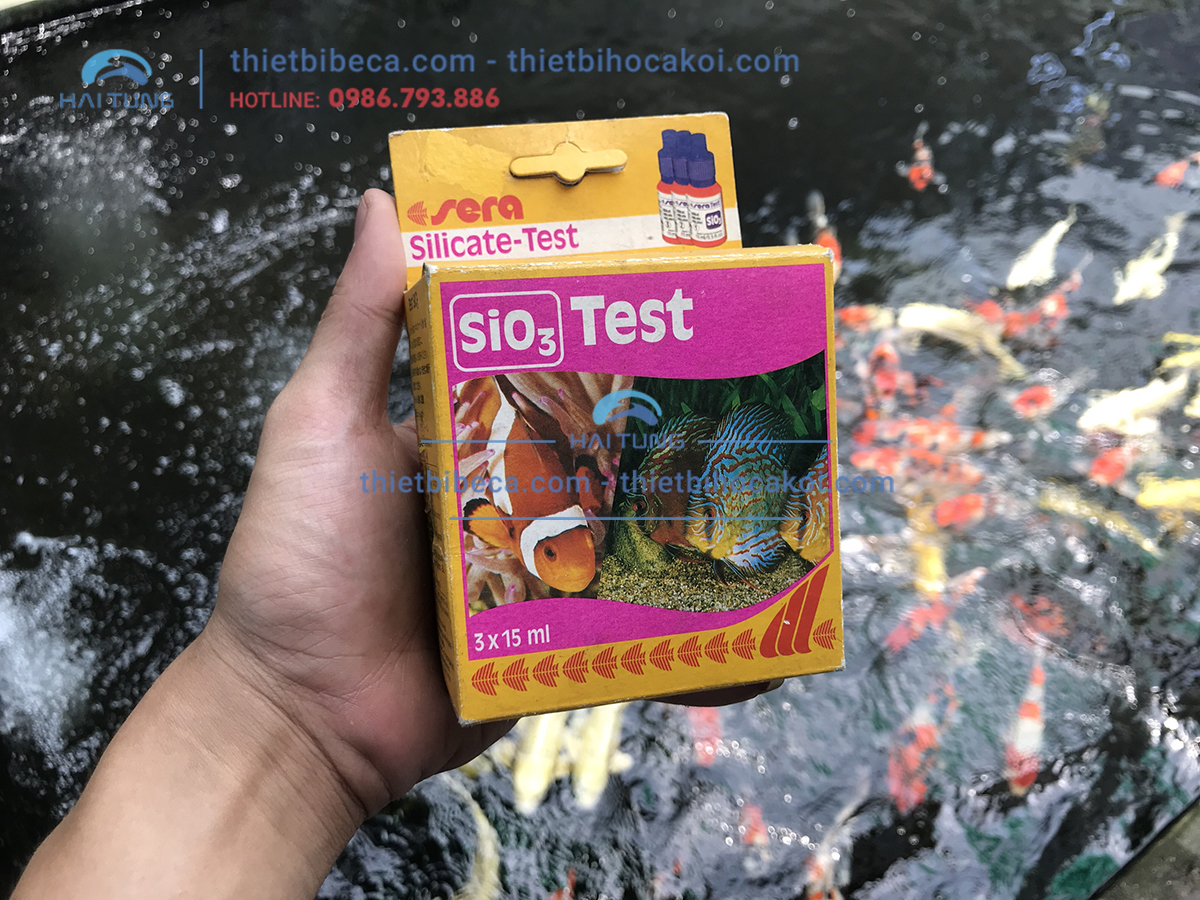 Test Sio3 Sera - Kiểm tra Sio3 hồ cá koi