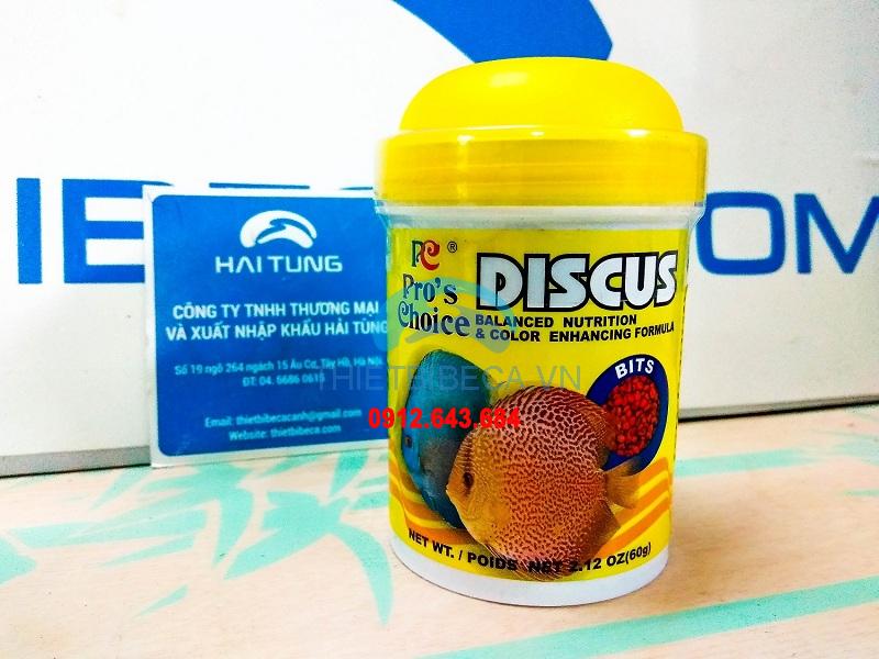 Thức ăn cá đĩa Pro 's Choice Discus lọ 60g