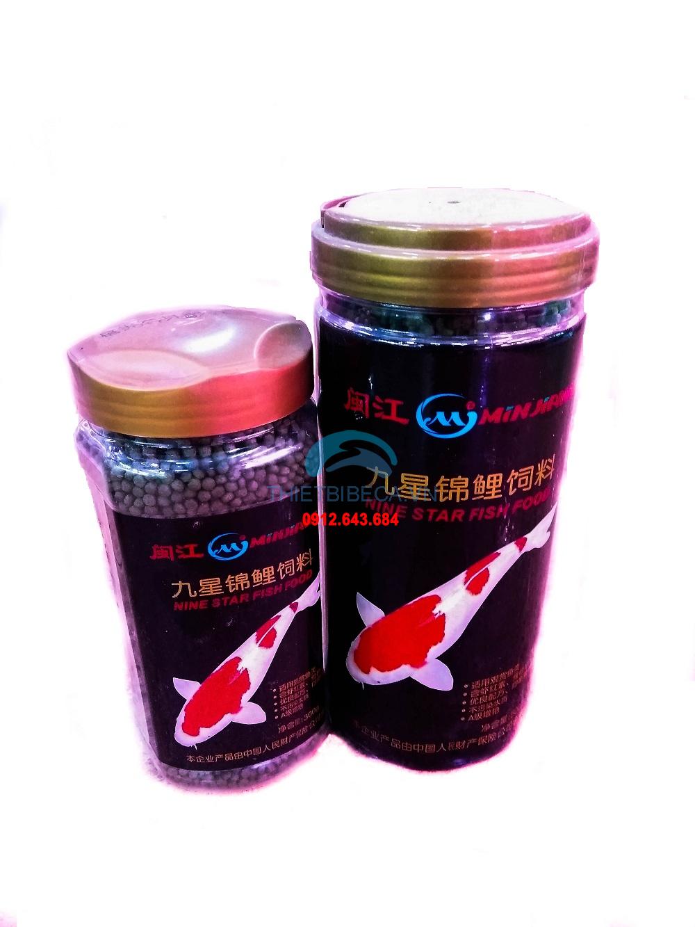 Thức ăn cá Koi Minjiang lọ 300g