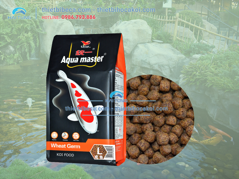 Thức Ăn cá Koi Mùa Đông Aquamaster Wheat Germ bao 5kg
