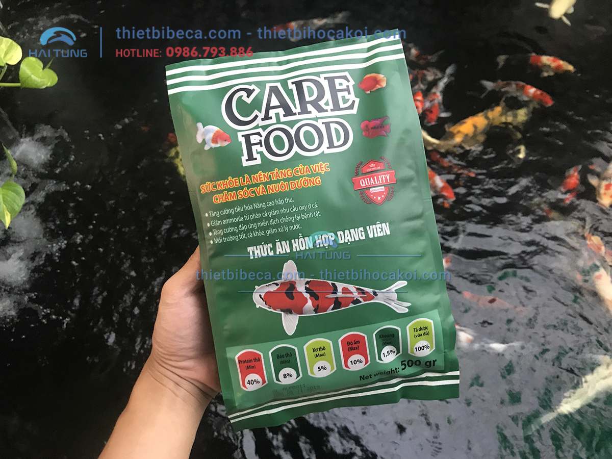 Thức Ăn Cá Koi tăng trưởng Care Food Growth Spirulina 500g