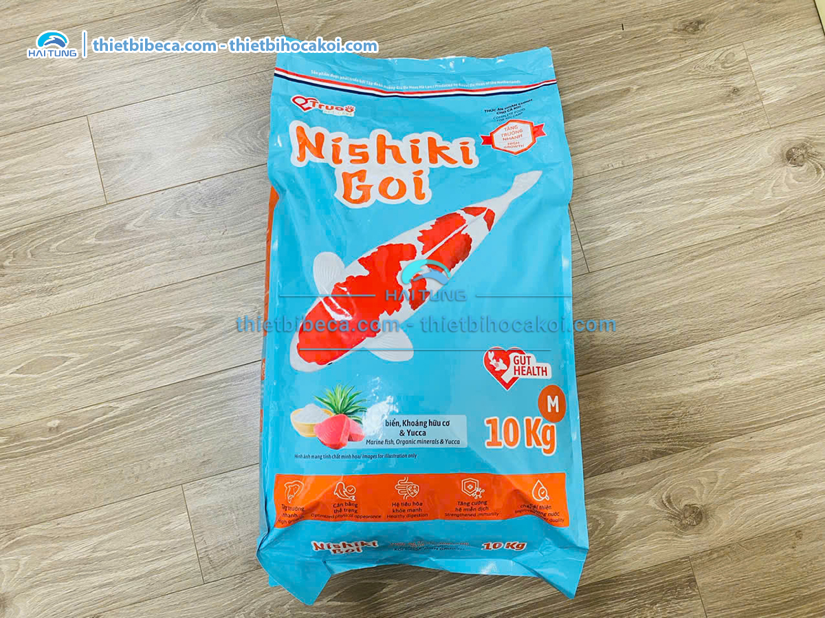 Thức ăn cá Koi tăng trưởng Nishiki Goi bao 10kg
