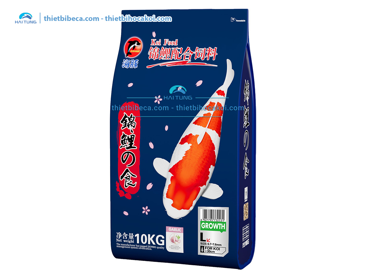 Thức ăn cá Koi tăng trưởng Porpoise Growth bao 10kg