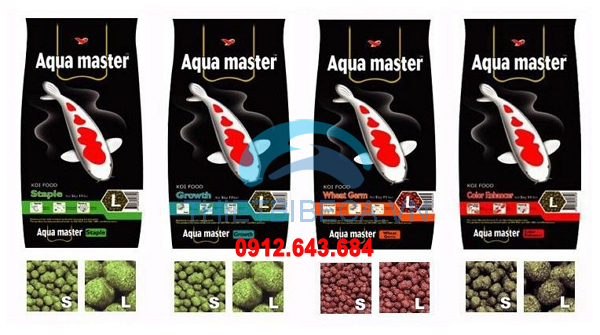 Thức ăn chép Koi Aquamaster lên màu Colour Enhancer 5kg