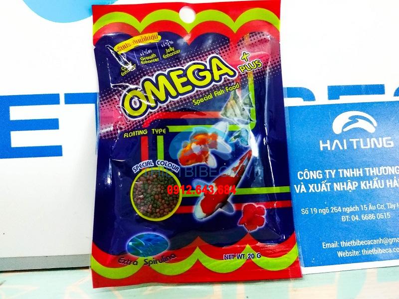 Thức ăn cho cá nhỏ OMEGA 20g 3 túi