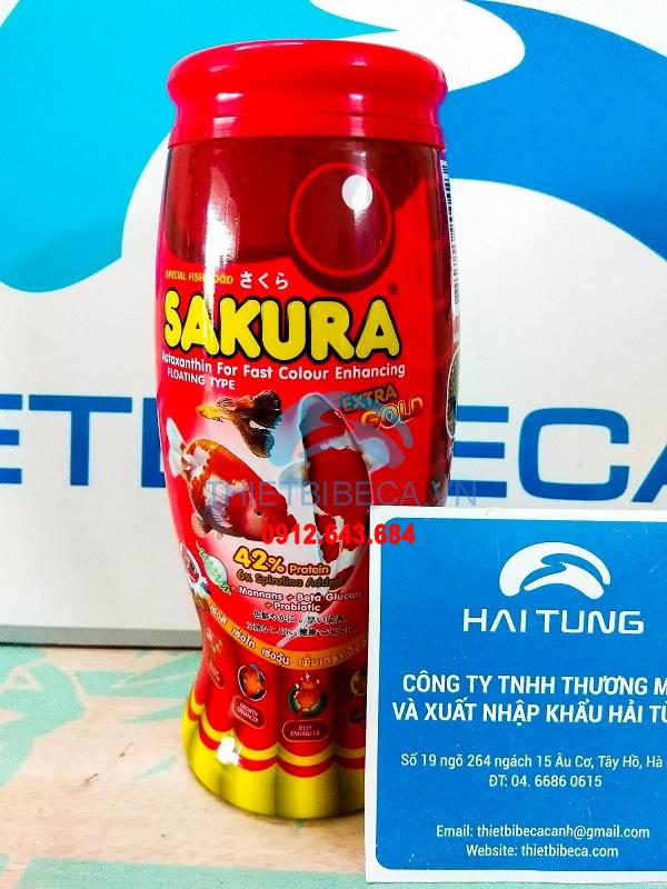 Thức ăn Sakura 42% lọ 100g