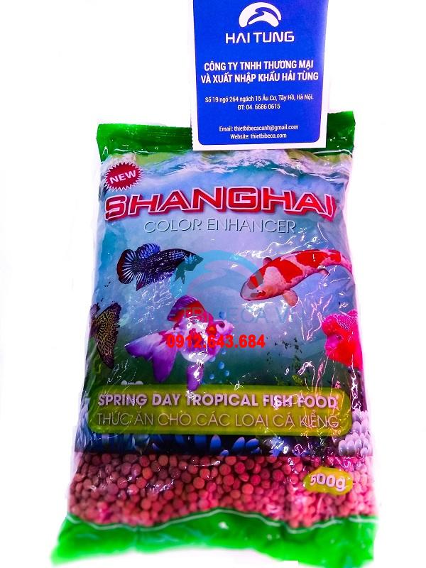 Thức ăn Shanghai gói 500g nâu hạt lớn 2 gói