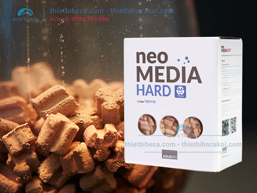 Vật liệu lọc Neo Media Premium Hard 1 lit - Tăng nhẹ độ PH