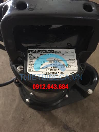 Bơm hồ Koi Tsurumi 34m3/h 750w