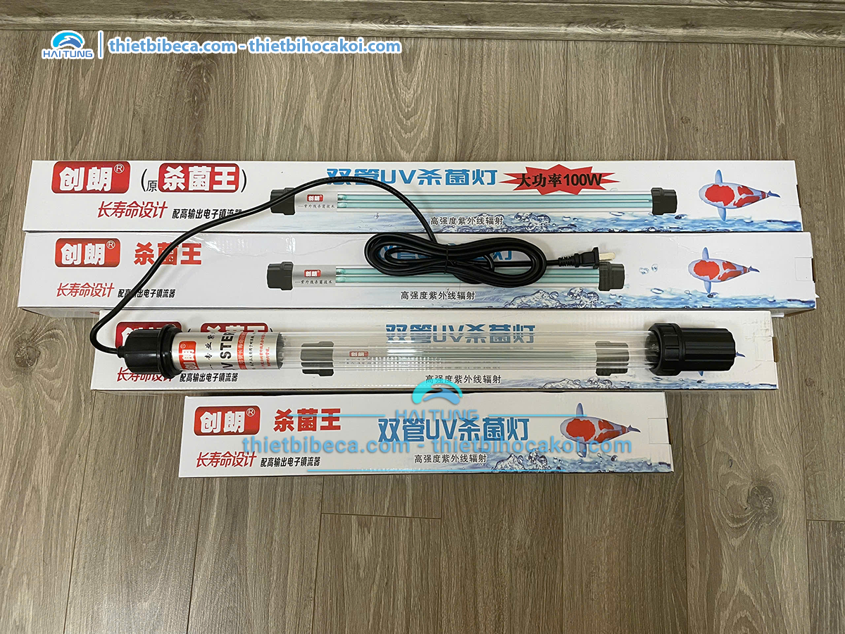 Đèn UV King diệt khuẩn diệt tảo hồ Koi 60w có đối trọng