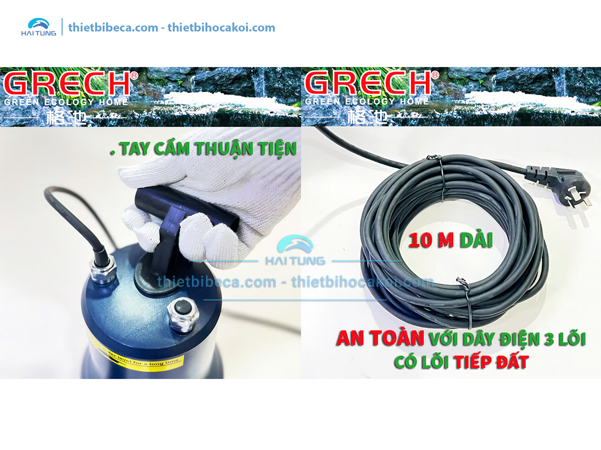 Máy bơm chìm trục đứng Grech CLP 20000