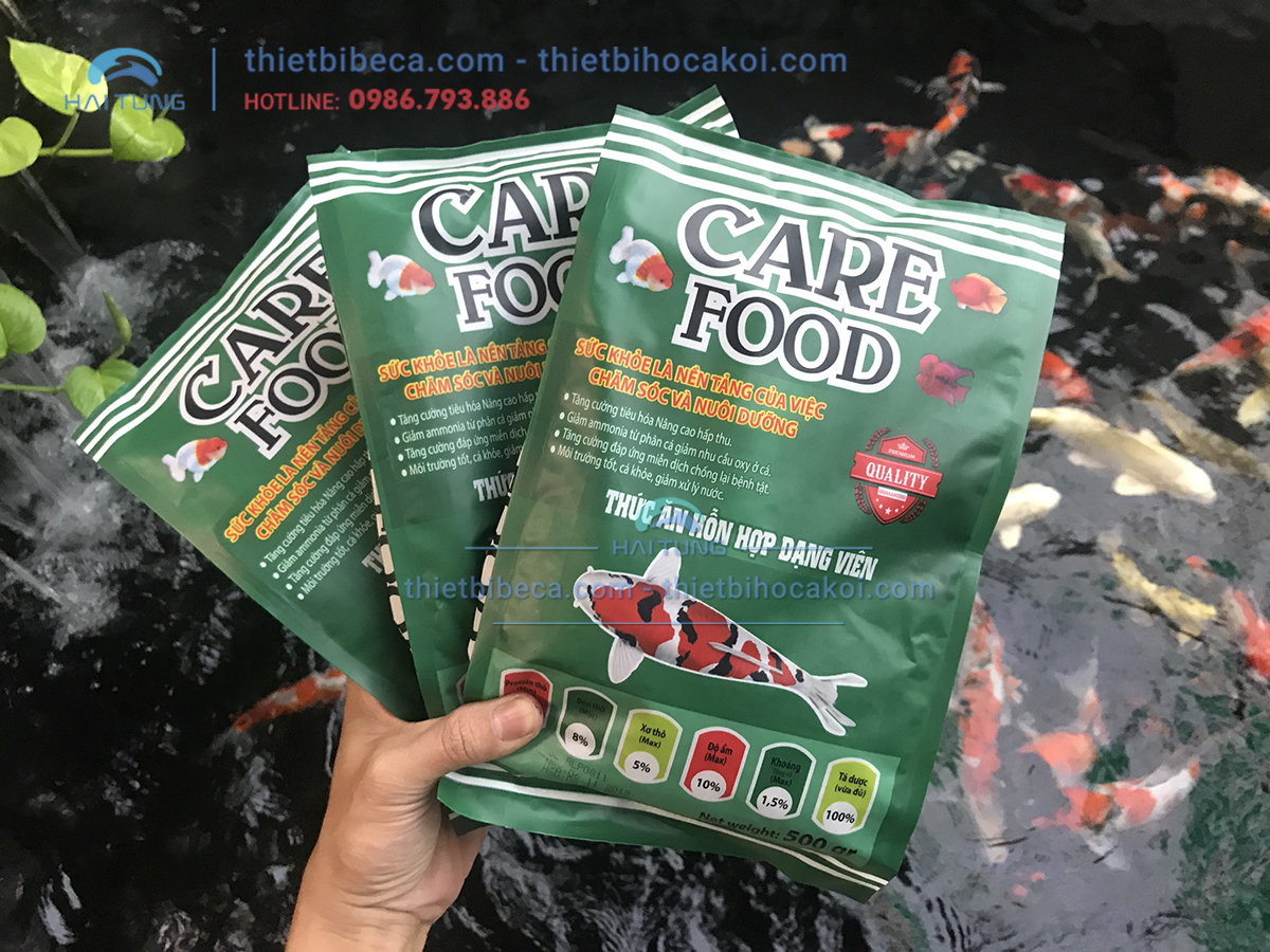 Thức Ăn Cá Koi tăng trưởng Care Food Growth Spirulina 500g