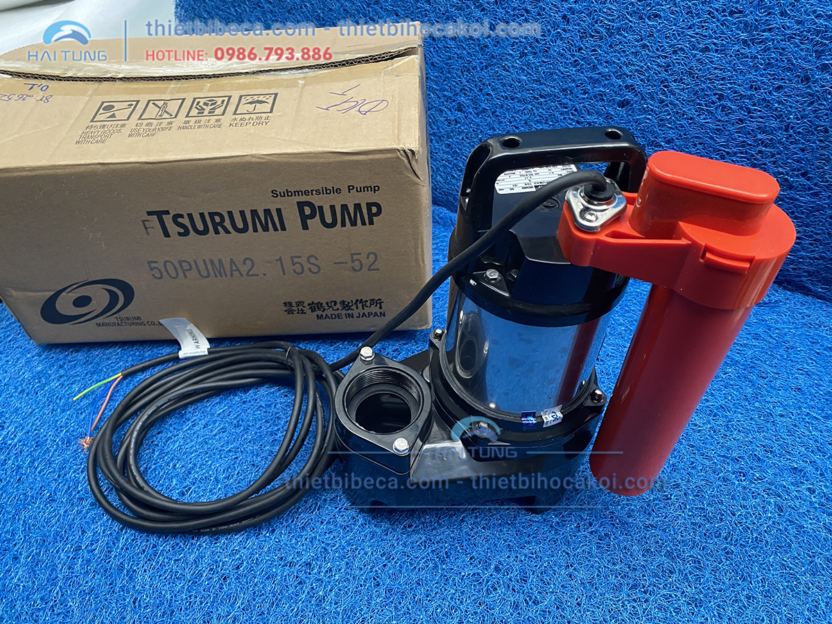 Bơm hồ Koi Tsurumi 10.2m3/h 100w