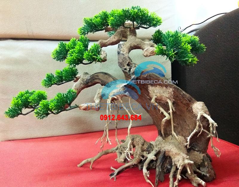 Cây giả gỗ bonsai lớn