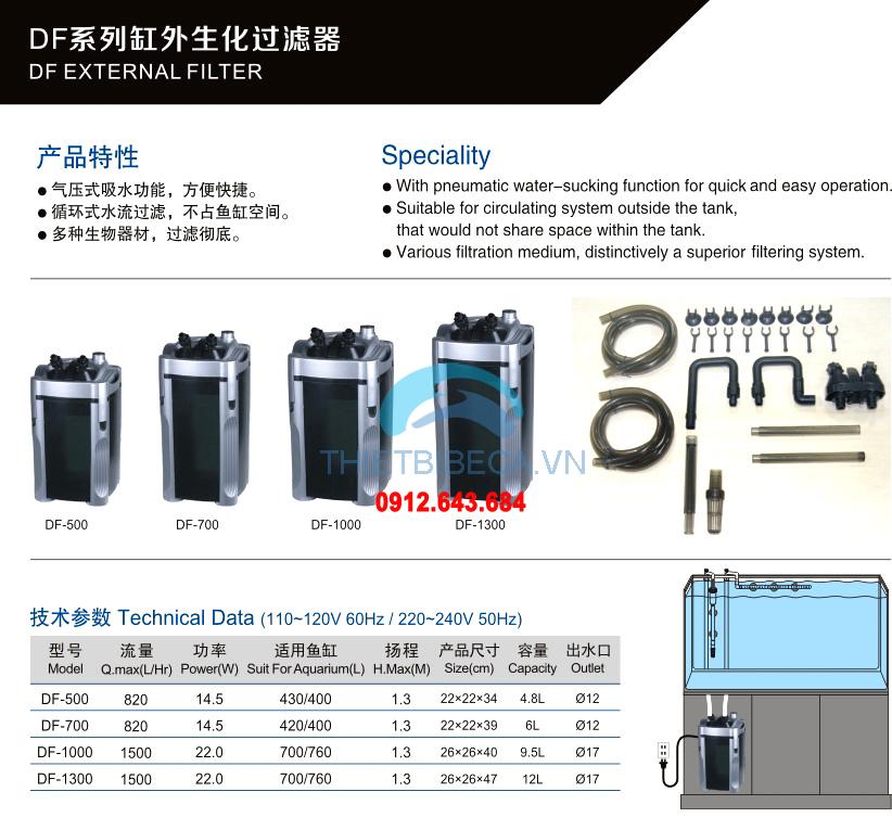 Lọc thùng Atman DF 1000