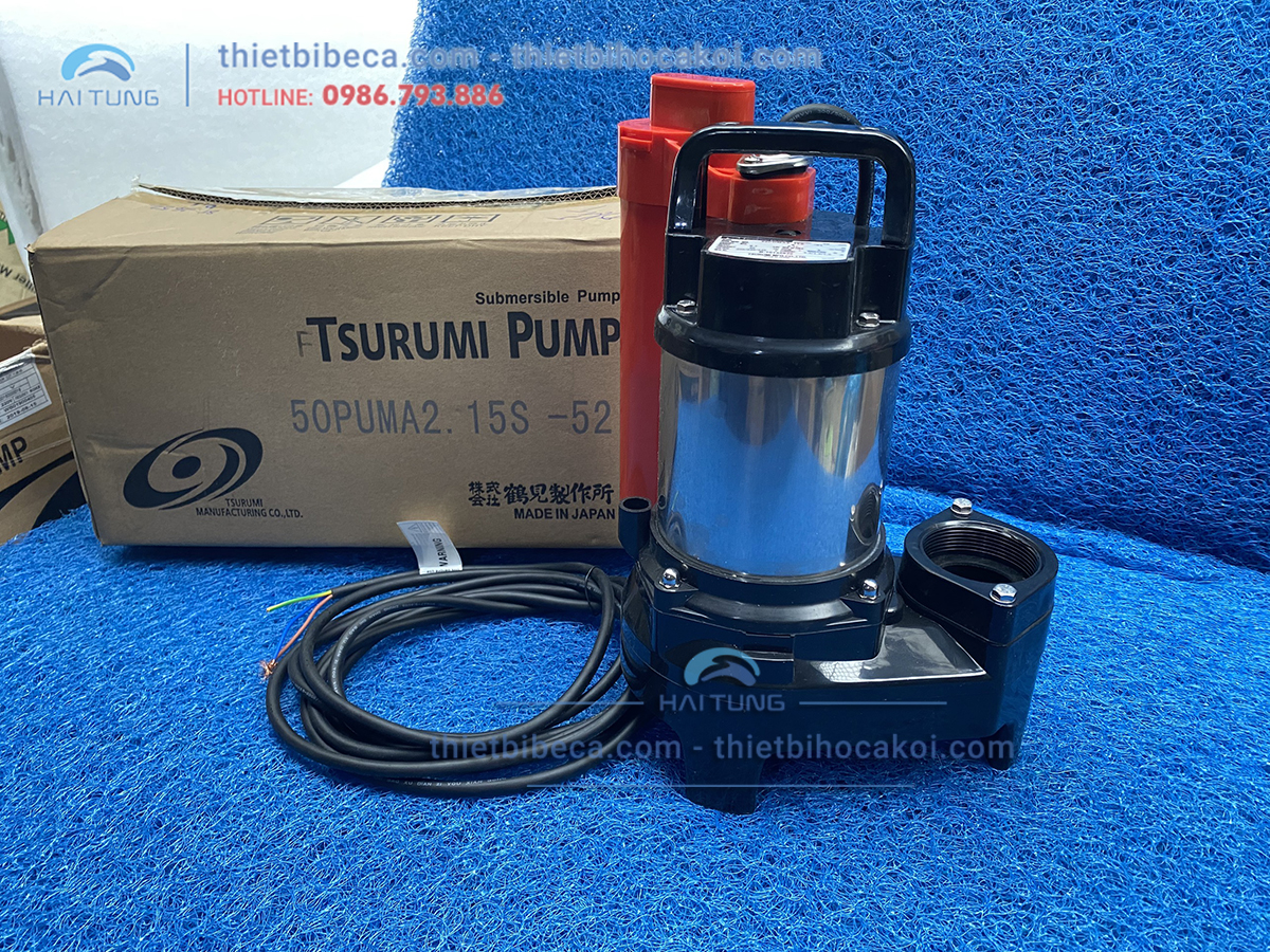 Bơm hồ Koi Tsurumi 10.2m3/h 100w