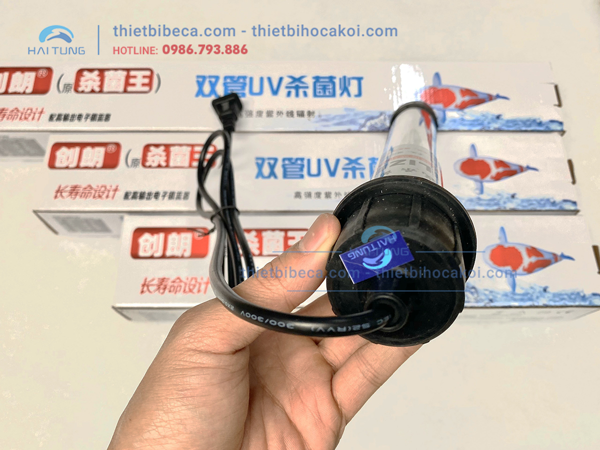Đèn UVC 3D diệt tảo hồ Koi 100w