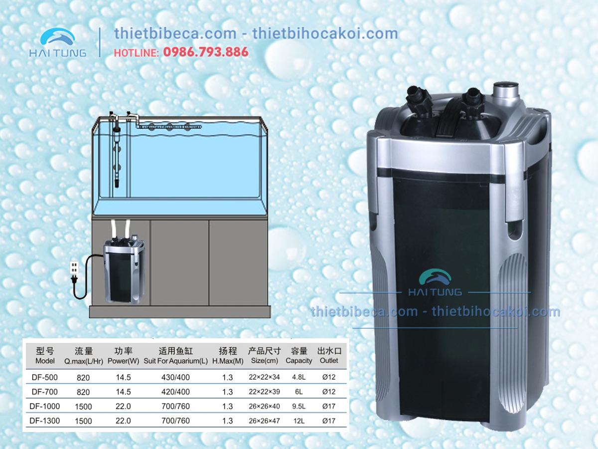 Lọc thùng Atman DF 1000