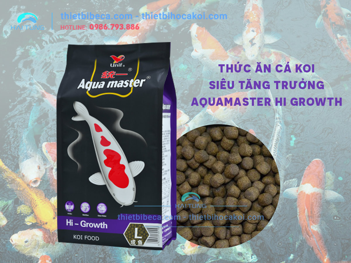 Thức Ăn Cá Koi Siêu Tăng Trưởng Aquamaster Hi Growth 5kg