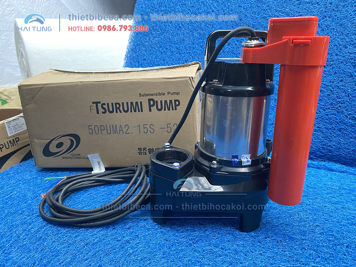 Bơm hồ Koi Tsurumi 21.6m3/h 200w