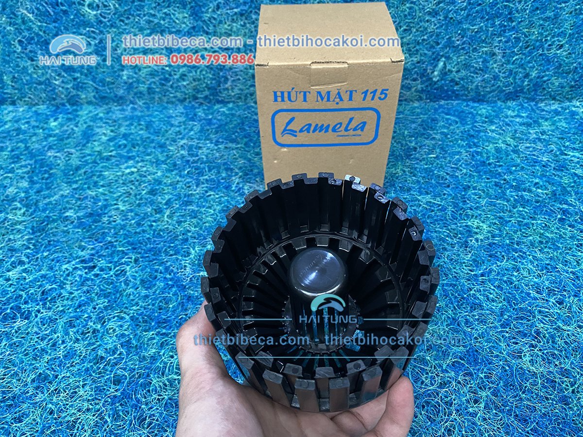 Hút mặt hồ koi Lamela xẻ rãnh