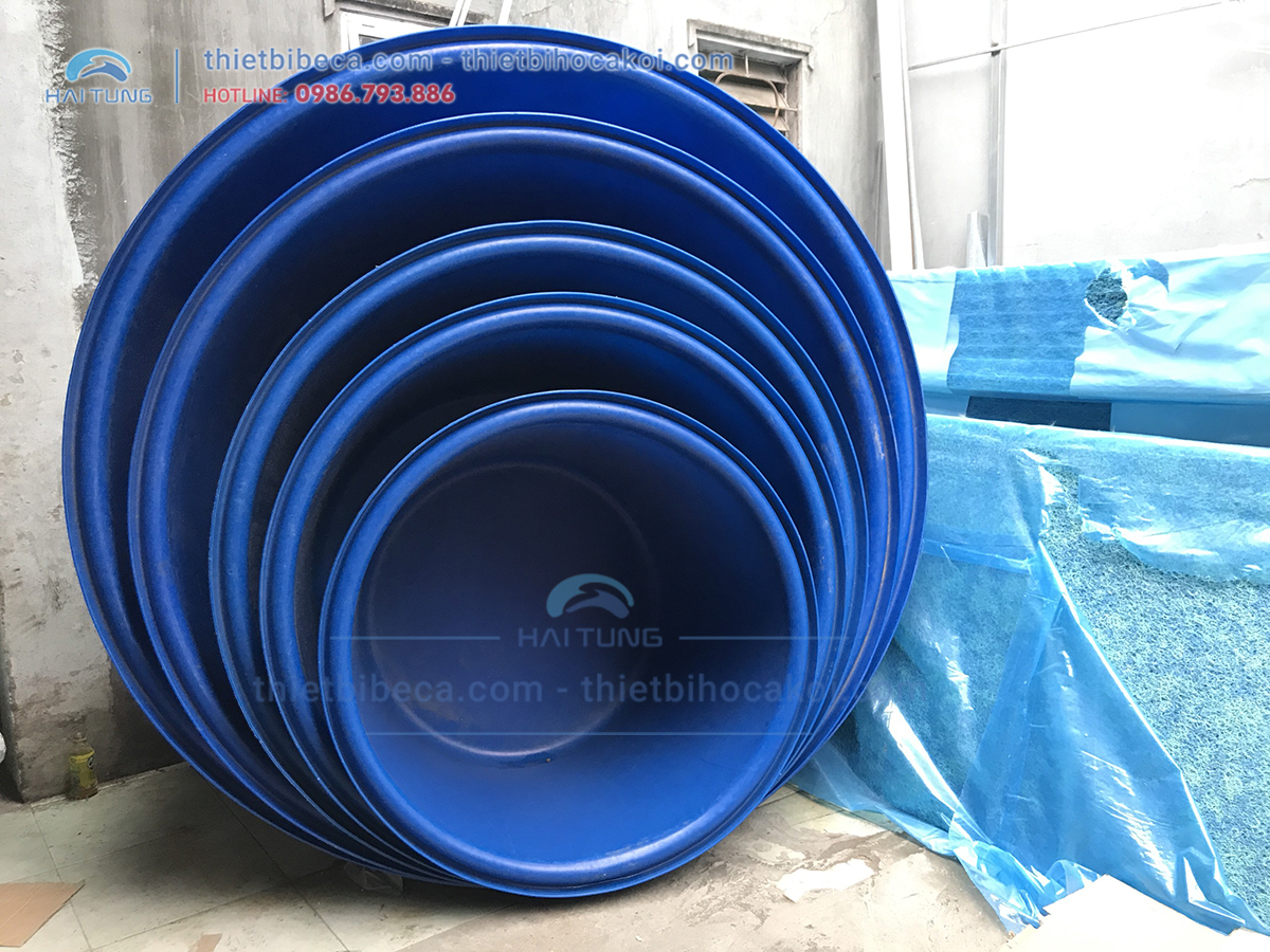 Tank nhựa tròn Dưỡng Cá - Thùng Nhựa nuôi cá 1000L