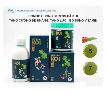 COMBO chống Stress Cá Koi 5-7 AquaKoi