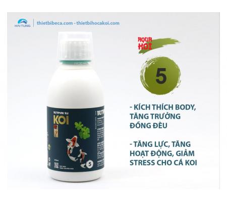 Số 5 Kích thích tăng trưởng, tăng lực, giảm Stress cá Koi BUTAPHAN B12 (AquaKoi)