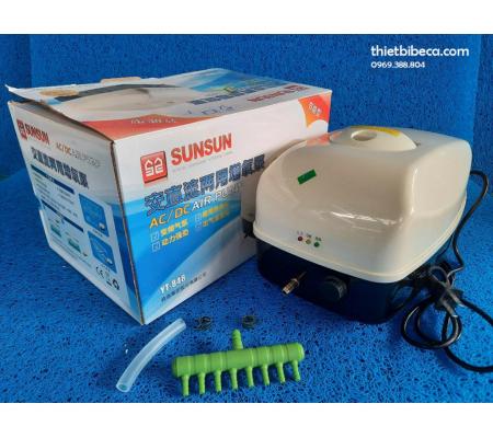 Máy sục khí tích điện hồ koi Sunsun YT-848