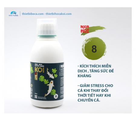 Số 8 Tăng Đề Kháng, Giảm Stress Cá Koi AQUA - BETA GLUCAN LIQUID (AquaKoi)