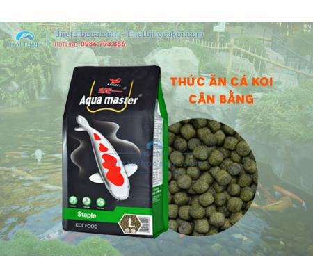 Thức Ăn cá Koi cân bằng Aquamaster Staple bao 5kg