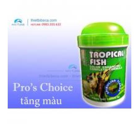 Thức ăn cá nhỏ Pro 's Choice Tropical Fish lọ lá 28.5g