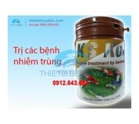 Thuốc trị nhiễm khuẩn cá koi KS KOI 100gr