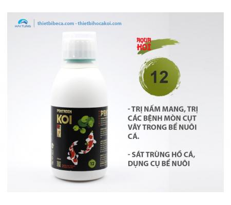 số 12 Trị Nấm Mang, mục vây, mục đuôi, sát khuẩn hồ Koi PENTADIN (AquaKoi)