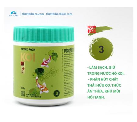 Số 3 Vi Sinh Hồ Koi PROBIO AQUA, phân hủy chất thải làm trong nước (AquaKoi)